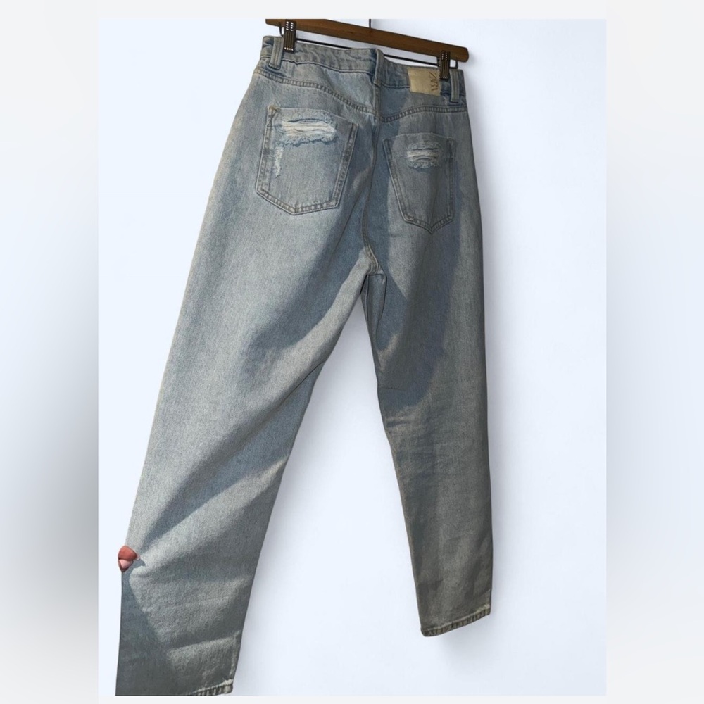 Zara High Rise Light Blue Jeans - Picture 3 of 5